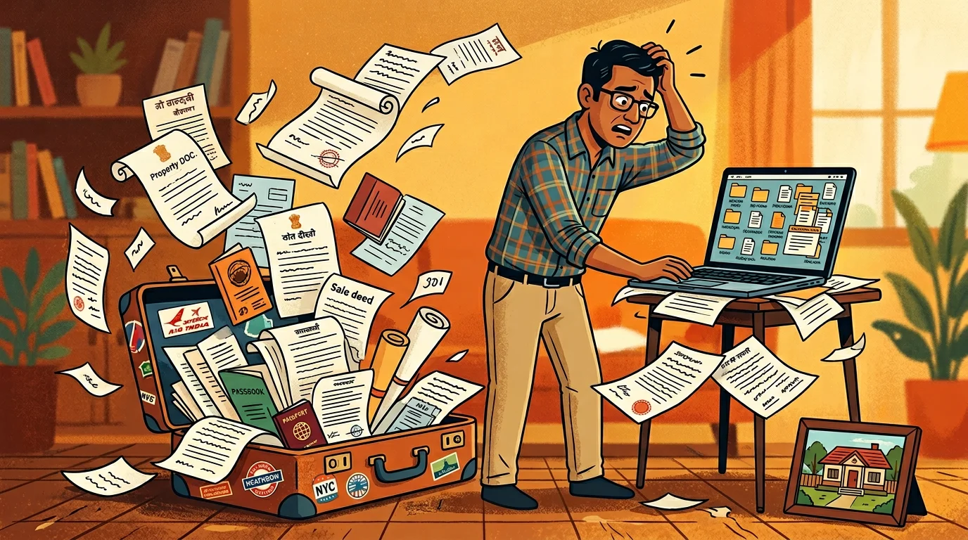 How to Store and Organise India Property Documents When You Live Abroad